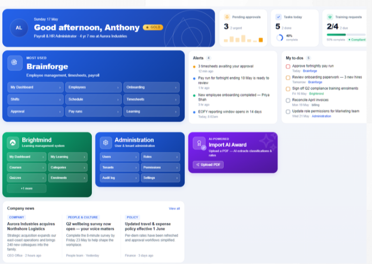 Brainforge dashboard